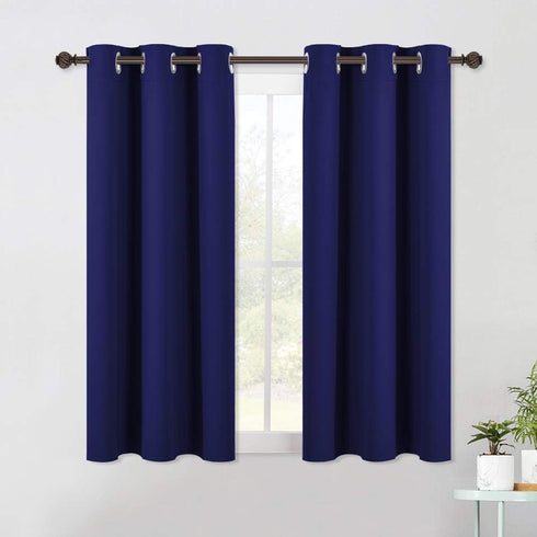 NICETOWN Royal Blue Blackout Curtain Panels, Energy Saving Thermal Insulated Drapes (1 Pair, 42 by 54-Inch)