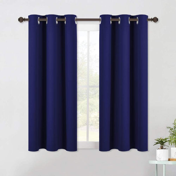 NICETOWN Royal Blue Blackout Curtain Panels, Energy Saving Thermal Insulated Drapes (1 Pair, 42 by 54-Inch)