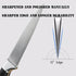 3.5 Inch Paring Knife, Small Kitchen Knife, Manual Sharpened 5Cr15Mov Stainless Steel Fruit Knife, Full Tang with 3