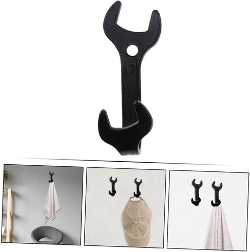 HOMSFOU Coat Pegs Wall Hooks, Kitchen Wall Hooks, Farmhouse Coat Rack, Vintage Wall Hooks, Stainless Steel Entryway Key