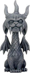 SUMMIT COLLECTION 5.5 Inch Medieval Dark Grey Winged Gothic Gargoyle Guardian for Desk and Shelf Decoration
