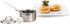 RSVP International Endurance Single Egg Poacher Set - Perfectly Poached Eggs with Stainless Steel Pan, Dishwasher Safe