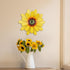 YEAHOME Sunflower Garden Decor, 11'' Metal Flower Wall Art for Kitchen, Bathroom, Indoor Outdoor