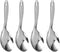 Hemoton 4Pcs Stainless Steel Rice Spoon Set, Non-Stick Rice Paddle, Cooking Spoon for Home Kitchen, Soup Spoons