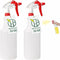Heavy Duty 32oz Plastic Spray Bottles for Cleaning - Large Empty Industrial