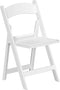 Allpop Resin Folding Chair with Vinyl Padded Seat, 550LB Capacity, Commercial Chair Set