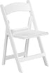 Allpop Resin Folding Chair with Vinyl Padded Seat, 550LB Capacity, Commercial Chair Set