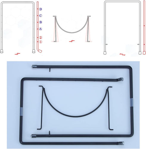 9 Inch Heavy Duty Iron Display Stand for Plate Holder, Picture Frame Stand for Decorative Plate, Photo Easel