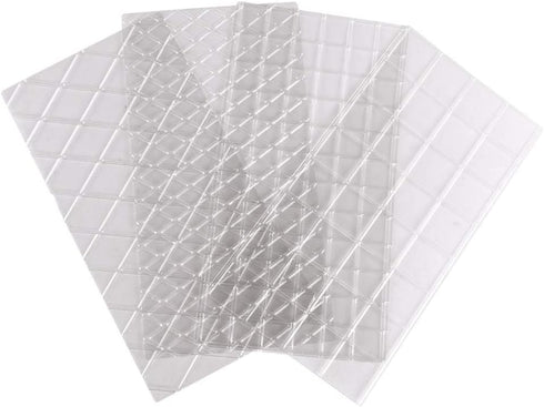 Cake Fondant Impression Mat Mold, Diamond Quilted Grid Texture Embossing Mat for Cupcake Wedding Cake Decoration