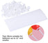 PP OPOUNT 50 Pieces Balloon Sticks, Upgraded Version White Holders with Cups for Party Decoration