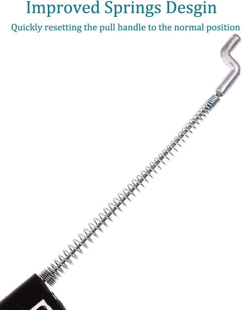 2Pcs Recliner Cables Replacement D-Ring Cables, Fit Ashley and Most Recliner, Exposed 4.9" Total 33.7"