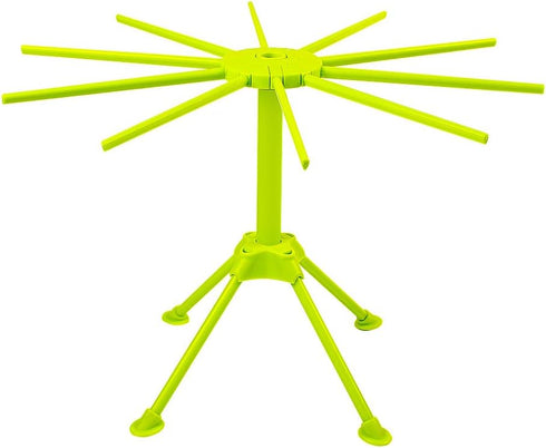 Ourokhome Collapsible Pasta Drying Rack, Plastic Foldable Noodle Hanger for Kitchen with 10 Arms.