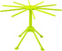 Ourokhome Collapsible Pasta Drying Rack, Plastic Foldable Noodle Hanger for Kitchen with 10 Arms.