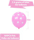 TONIFUL 100pcs Pink and White Polka Dots Balloons - 12inch Large Latex Party Balloons for Wedding and Birthday
