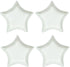 Set of 4 Star Shaped Ceramic Sauce Dishes, Multipurpose Appetizer Plates, Sushi Dipping Bowls