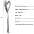 Dinner Spoons 6 Piece, 8.1'' Stainless Steel Tablespoons, Soup Spoons, Dessert Spoons, Spoons Silverware for Home, Kitchen or Restauran,Dishwasher Safe (Silver)