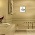 Stupell Industries Bathroom Interior Sink with Plants Wall Plaque, 12 x 12, Designed by Farida Zaman Art