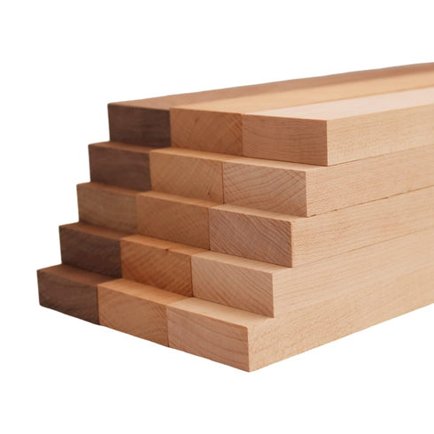 Pack 5 5 5 3/4" 2" (15Pcs) (3/4" 2" 12") Barrington Hardwoods Domestic Variety Walnut, Maple and Cherry Boards - x x x