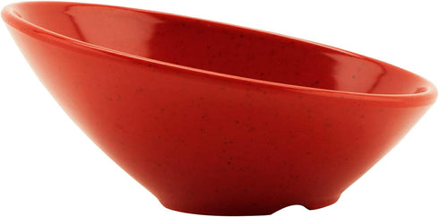 G.E.T. B-784-RSP Angled Cascading Serving Bowl, 5.5 Ounce, Red for Rice, Snacks, and Dessert