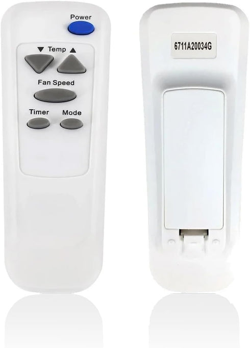 AC Remote Control for LG Air Conditioner Models LT1034HNR, LW1224RSMX, LW1214ER, and more