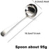 7.6'' Gravy Ladle Sauce Soup Spoon - Heavy Duty 18/10 Stainless Steel for Small Dishes (2 pcs)