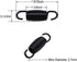 Yoogu (Pack of 8) 1-9/10 Inch Overall Length Tension Springs for Recliner Sofa Bed, Black (12 Turn)