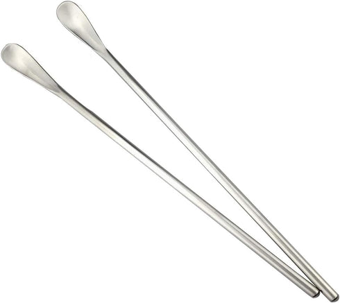 JASHII Matte Long Handle Spoon, Cocktail Mixing Stirring Spoons, 8.6 inch Brushed SUS304 Stainless Steel