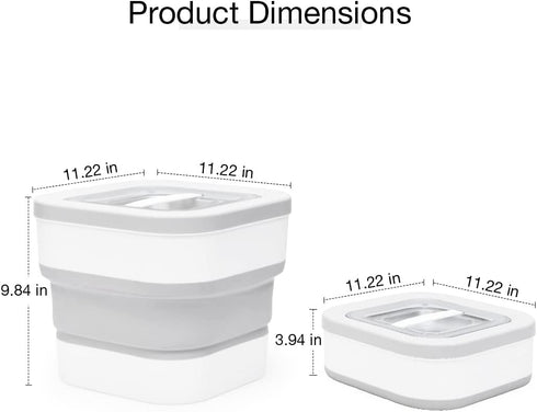 Conworld Laundry Detergent Container, Laundry Powder Dispenser with Scoop for Laundry Room Dcor and Accessories, Space