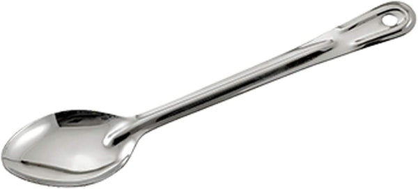 Winco Basting Spoon Solid, Silver 11 inch