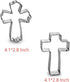Cross Cookie Cutter Set - 4 Inch Stainless Steel - 5 Pieces in Different Shapes