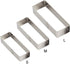 Rectangular Cake Molds, Stainless Steel Mousse Ring, Rectangle Cookie Cutter, Mousse Cake Cutter Ring Mold for Home