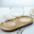 Sizikato 4pcs Clear Glass Dessert Cup, 6 Oz Custard Bowl, Oven Safe Pudding Cup