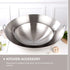 DOITOOL Stainless Steel Wok, 11 Inch Non-Stick Frying Pan, Dual Handle Kitchen Cookware