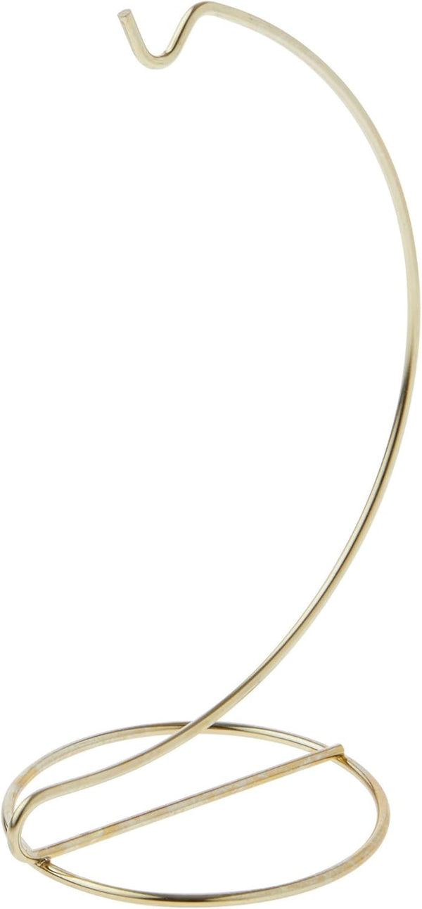 Plymor Simple Gold Ornament Stand - 7" H x 3" W x 3" D, 6 Pack