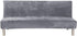 ele ELEOPTION Armless Sofa Slipcover, Stretch Velvet Futon Cover Protector, Modern Simple Folding Couch Cover