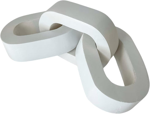Wooden Knot White Minimalist Coffee Table Decor - Living Room, Console, Side,