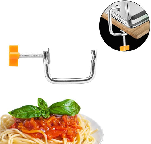 Pasta Maker Handle Replacement, Manual Noodle Maker Fixing Clip, Durable Handle Tool Parts for Pasta Machine