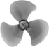16 Inch Plastic Fan Blades - Universal Replacement for Household Standing Fan Accessories