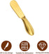 Stainless Steel Butter Knife, 4Pcs Gold Applicator Set for Home Breakfast Use, Deluxe Sandwich Cream Cheese