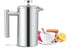 Acouto 350ml Double Wall Stainless Steel Coffee Maker, French Press Tea Pot with Filter