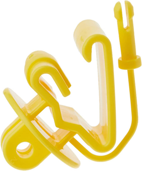 Zareba ITPLY-Z Pin-lock T-Post Insulator 25 per Bag, Yellow