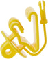 Zareba ITPLY-Z Pin-lock T-Post Insulator 25 per Bag, Yellow
