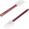 High Heat Resistant Silicone Scraper Spoon, Commercial Spatula Set of 2 for Cooking (9.5'')