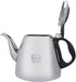 Tea All Black Flame Pattern Stove Top Tea Kettle, Stainless Steel Stovetop Teapot Kettle with Heat Resistant Handle