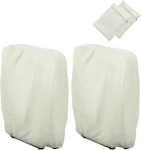 Uranshin Outdoor Folding Chair Covers 2PCS, Zero Gravity Chair Cover 28" W x