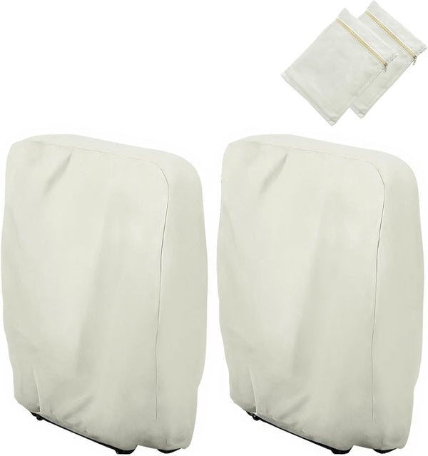 Uranshin Outdoor Folding Chair Covers 2PCS, Zero Gravity Chair Cover 28" W x