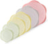 Food Storage Silicone Stretch Lids Set, 6 Pcs Different Sizes, Fruit Pattern Food-grade Reusable Covers, Microwave Safe