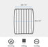 TreeLen Roasting Rack for Roasting Pan, V Shape Non-Stick Wire Rack, 10×8" Black for Cooking and Grilling