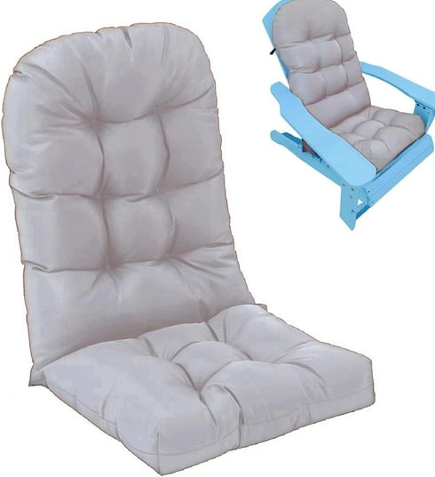 Gfgift Waterproof Adirondack Chair Cushion,44inch Rocking Chair Cushion,High Back Patio Cushions Indoor and