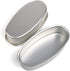 2 Pack Non-Stick Pro Bakeware Loaf Pans, 8in Oval Shape Aluminum Cake Pan for Home Kitchen, Bakery Breads